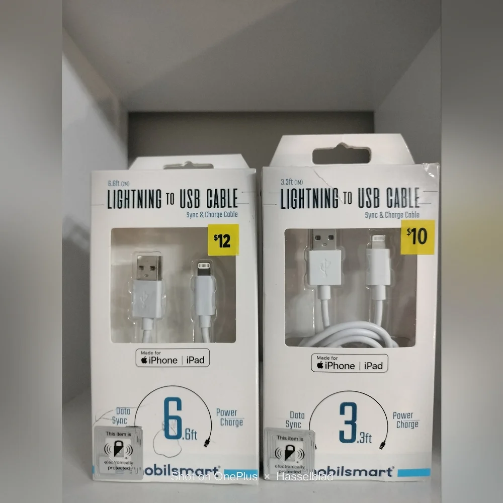 Lightning to USB Cable Bundle -Ipad/Iphone